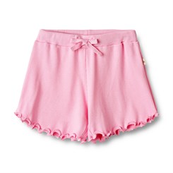 Wheat rib shorts Gertrud - Pink